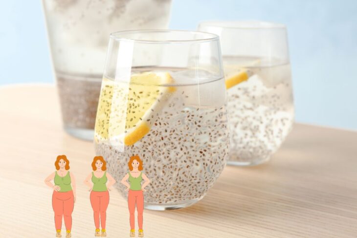 O poder de perda de peso da água de semente de chia