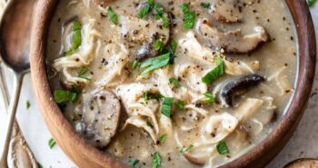 Creamy Chicken and Mushroom Soup