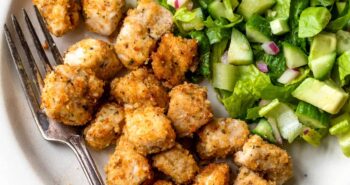 Air Fryer Breaded Chicken Bites