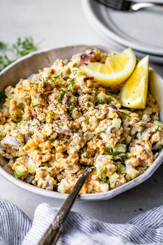 Salada de "atum" de grão