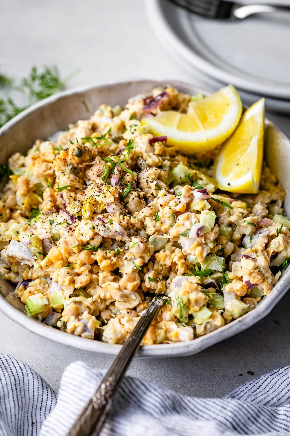 Salada de "atum" de grão