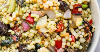 Mediterranean Couscous Salad with Grilled Vegetables