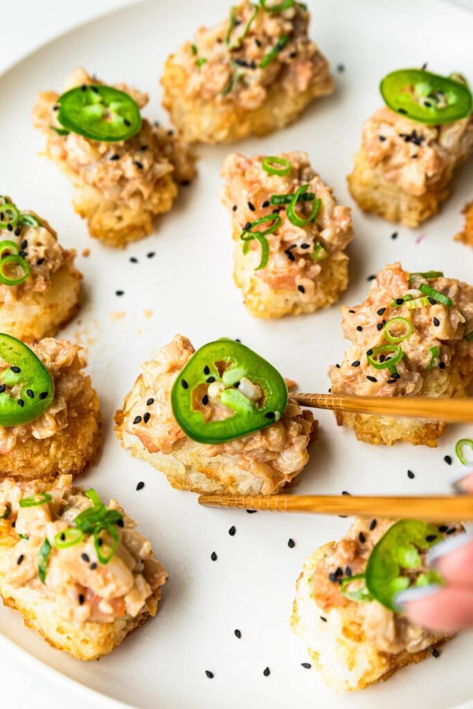 Spicy Shrimp Crispy Rice