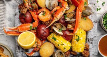 Ferva de frutos do mar (receita de uma panela)