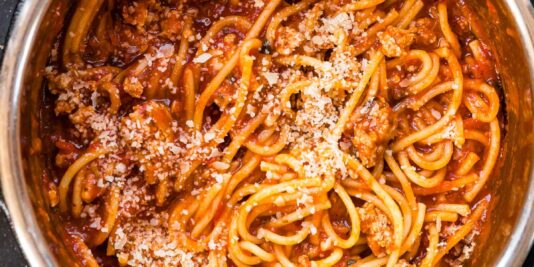 Instant Pot Spaghetti