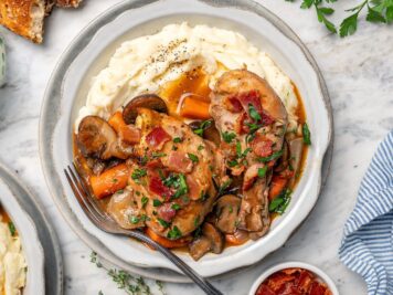 Fogão lento Coq au Vin