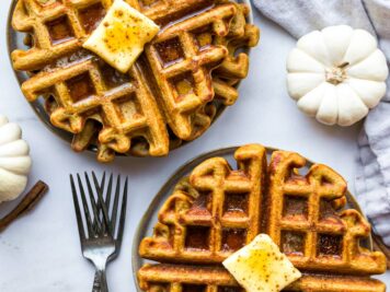 Waffles de Abóbora - Skinnytaste