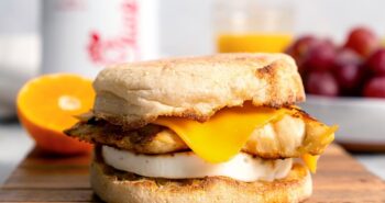 Grelha de clara de ovo (chick-fil-A imitador!)